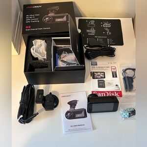 New!   4K Dual Channel Dash Cam With Extra New Memory Card